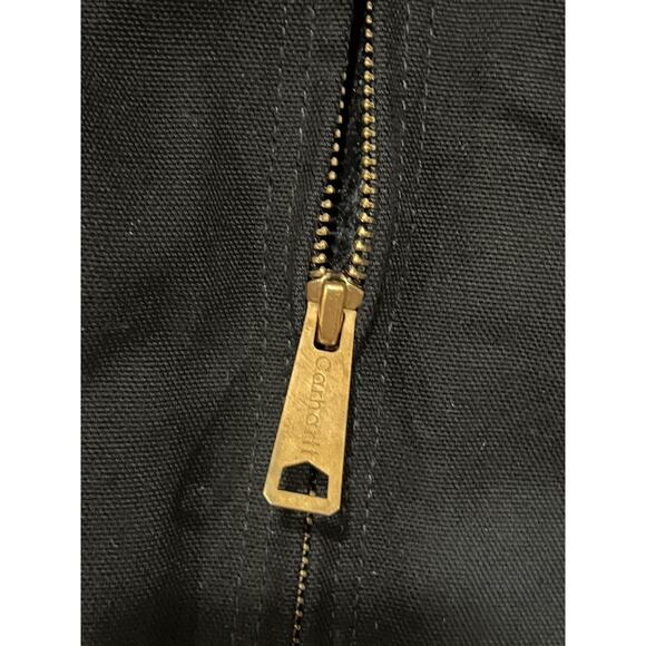 Black Carhartt Detroit Jacket Blanket Lined - Picture 6 of 8
